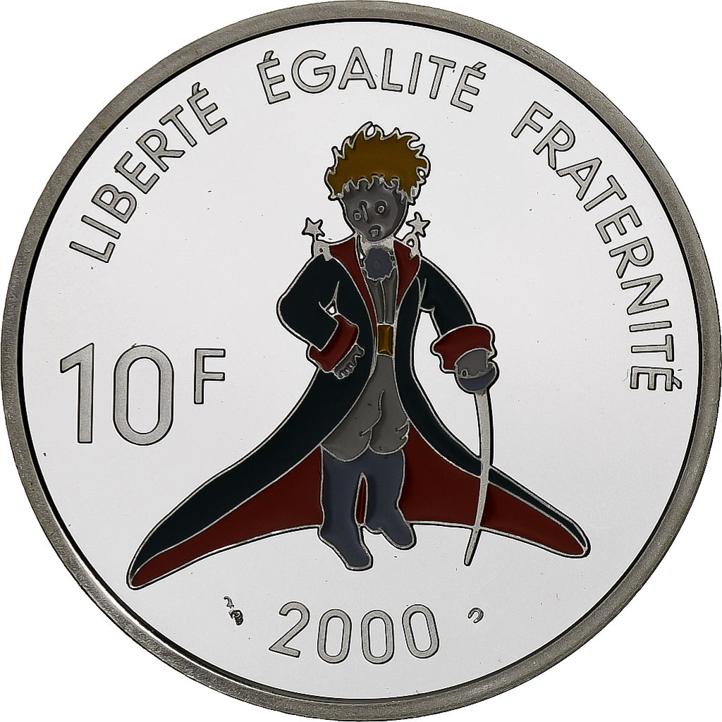 France, 10 Francs, Antoine de Saint-Exupéry, 2000, Monnaie de Paris, Proof