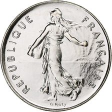 France, 5 Francs, Semeuse, 2000, Monnaie de Paris, BU, Nickel Clad