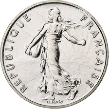 France, 1/2 Franc, Semeuse, 2000, Monnaie de Paris, BU, Nickel, FDC, Gadoury:429