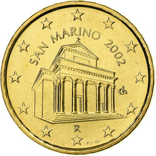 San Marino, 10 Euro Cent, BU, 2002, Rome, Nordic gold, MS(65-70), KM:443