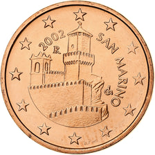 San Marino, 5 Euro Cent, BU, 2002, Rome, Copper Plated Steel, FDC, KM:442