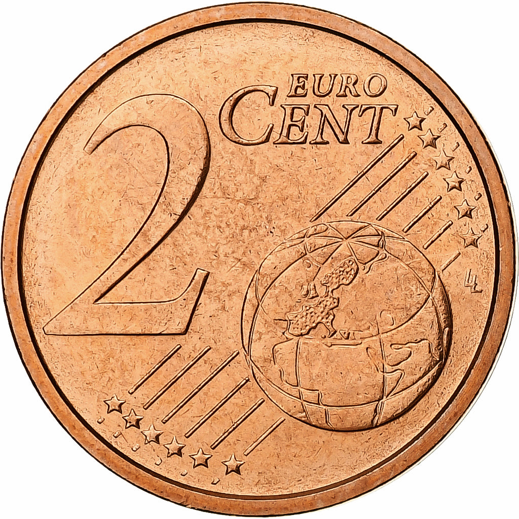 San Marino, 2 Euro Cent, BU, 2002, Rome, Copper Plated Steel, MS(65-70), KM:441