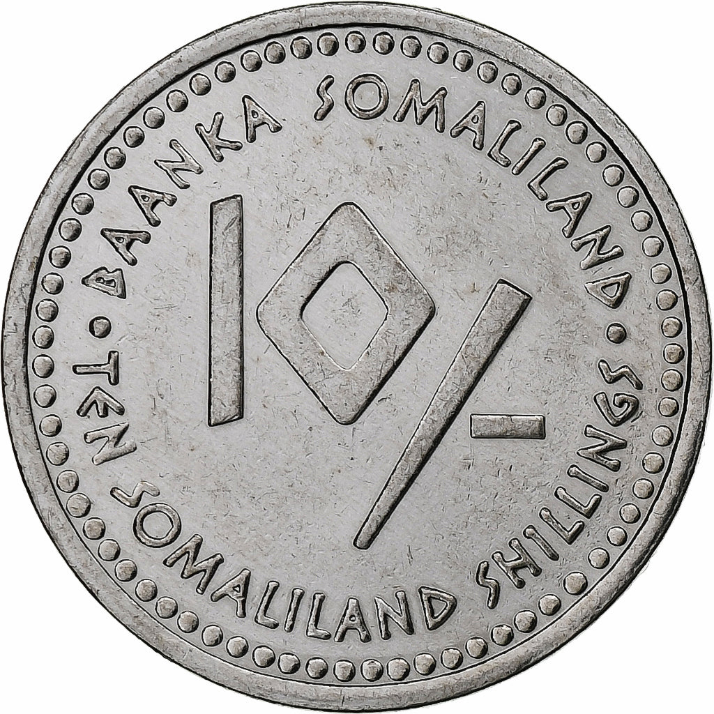 Somaliland, 10 Shillings, Pisces, 2006, Stainless Steel, PR, KM:8