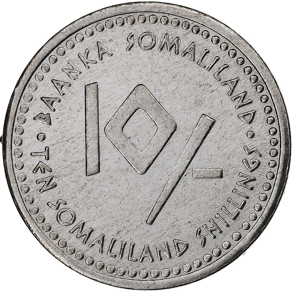 Somaliland, 10 Shillings, Aries, 2006, Stainless Steel, PR, KM:9