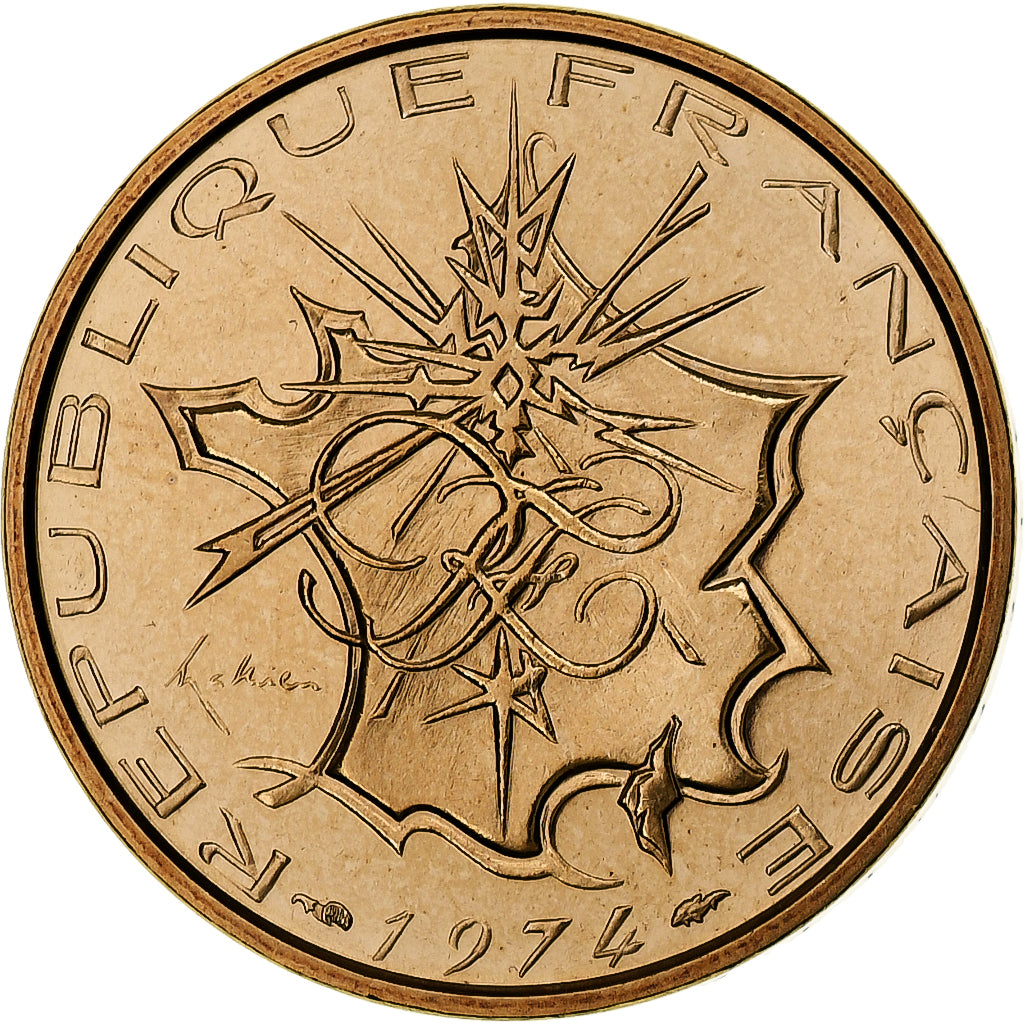 France, 10 Francs, Mathieu, 1974, Paris, série FDC, Tranche B