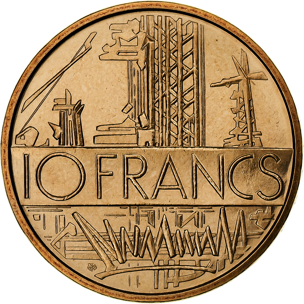 France, 10 Francs, Mathieu, 1974, Paris, série FDC, Tranche B