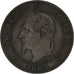 France, Napoléon III, 10 Centimes, 1863, Strasbourg, Bronze, SUP, Gadoury:253
