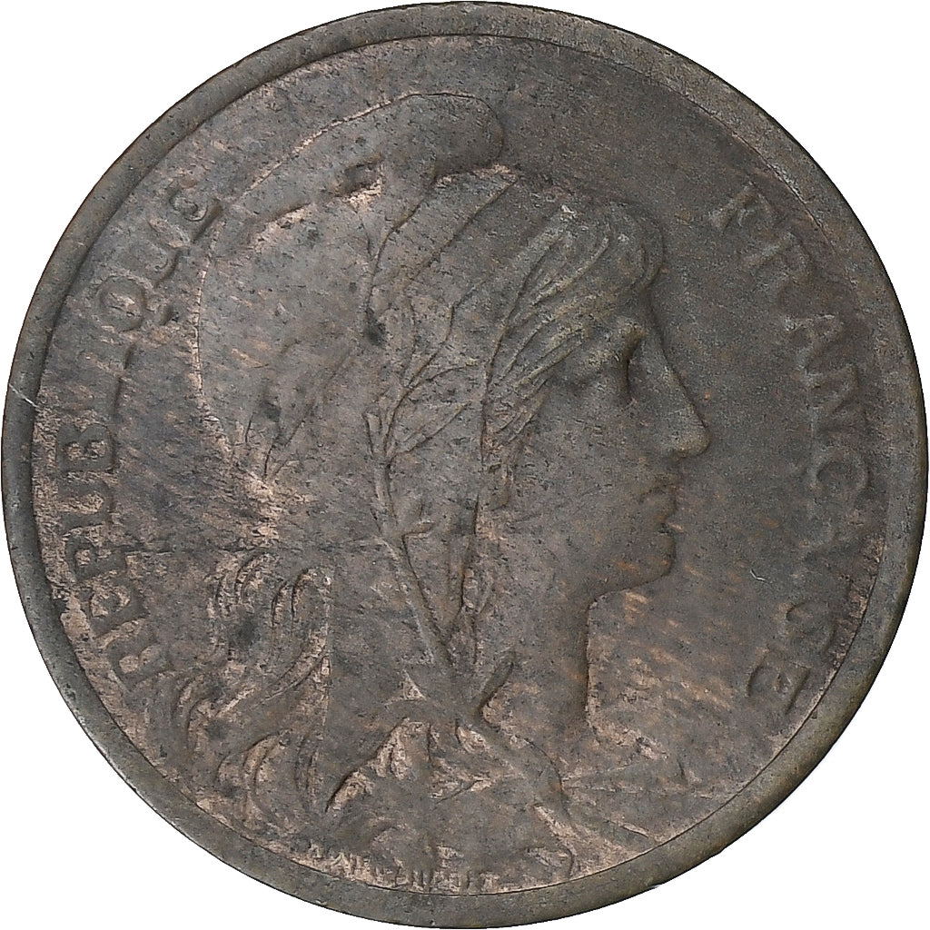 Francia, Centime, Daniel-Dupuis, 1910, Paris, Bronzo, BB, Gadoury:90, KM:840