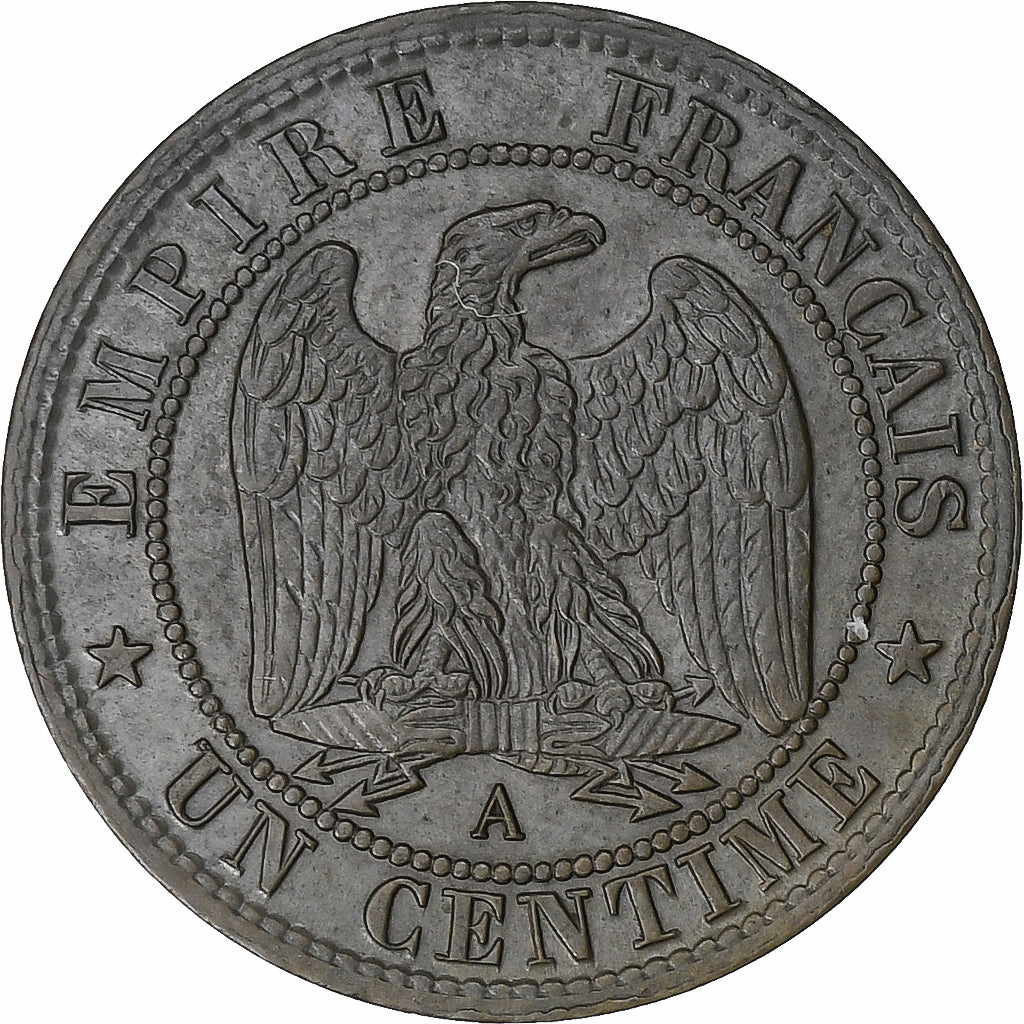 Frankreich, Napoleon III, Centime, 1870, Paris, Bronze, VZ, Gadoury:87, KM:795.1