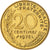 Frankrijk, 20 Centimes, Marianne, 1973, Paris, Aluminum-Bronze, FDC