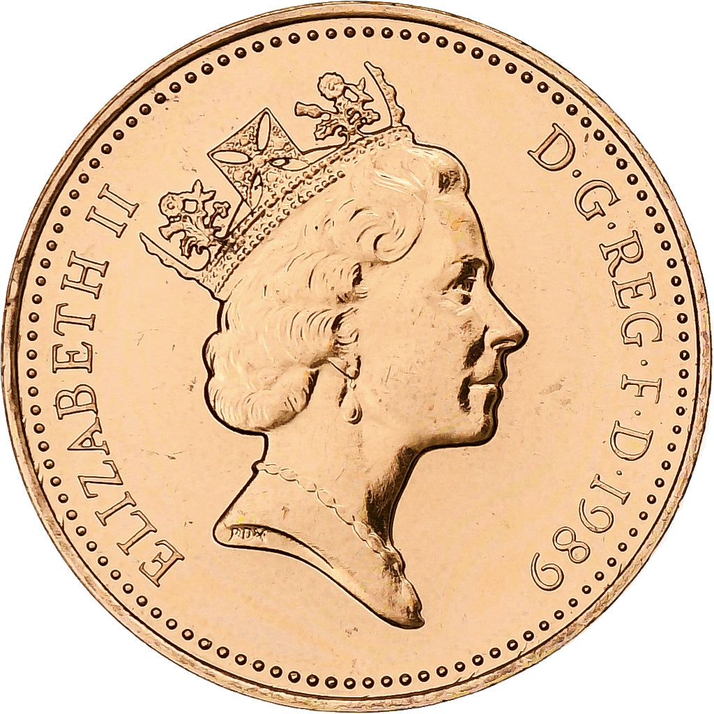 United Kingdom, Elizabeth II, Penny, 1989, Llantrisant, BU, Bronze, STGL, KM:935
