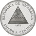 Nicaragua, 50 Cordobas, Liberty Bell, 1975, Llantrisant, BE, Argent, FDC, KM:33