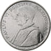 Vaticano, Paul VI, 100 Lire, 1967 - Anno V, Rome, Aço Inoxidável, MS(63)