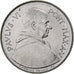 Vaticano, Paul VI, 50 Lire, 1967 - Anno V, Rome, Aço Inoxidável, MS(63), KM:97
