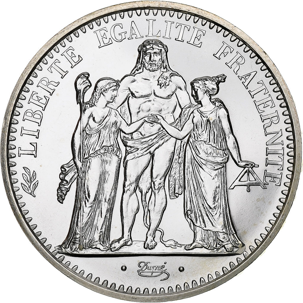 France, 10 Francs, Hercule, 1973, Monnaie de Paris, série FDC, Argent, FDC