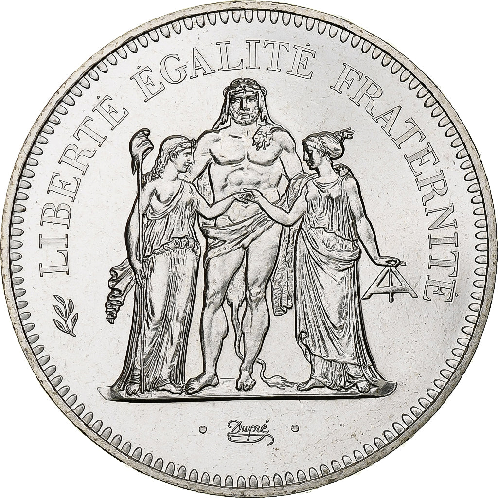France, 50 Francs, Hercule, 1980, Monnaie de Paris, série FDC, Argent, FDC