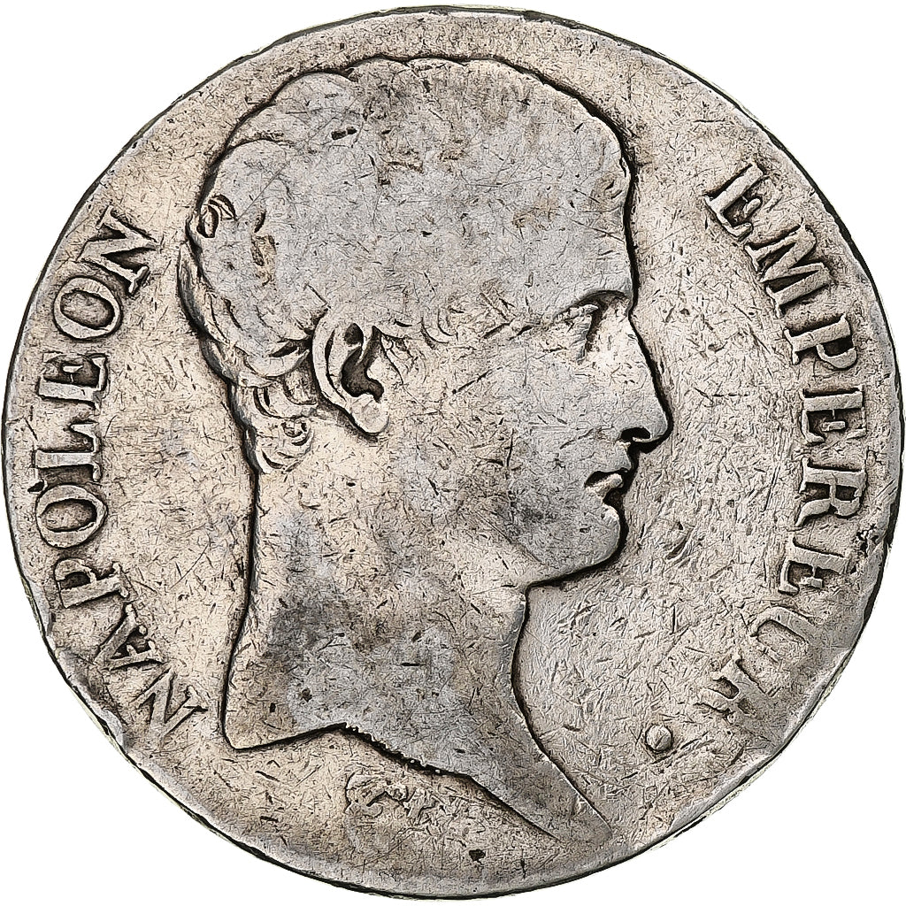 Francia, Napoleon I, 5 Francs, AN 13, Paris, Argento, MB, Gadoury:580, KM:662.1