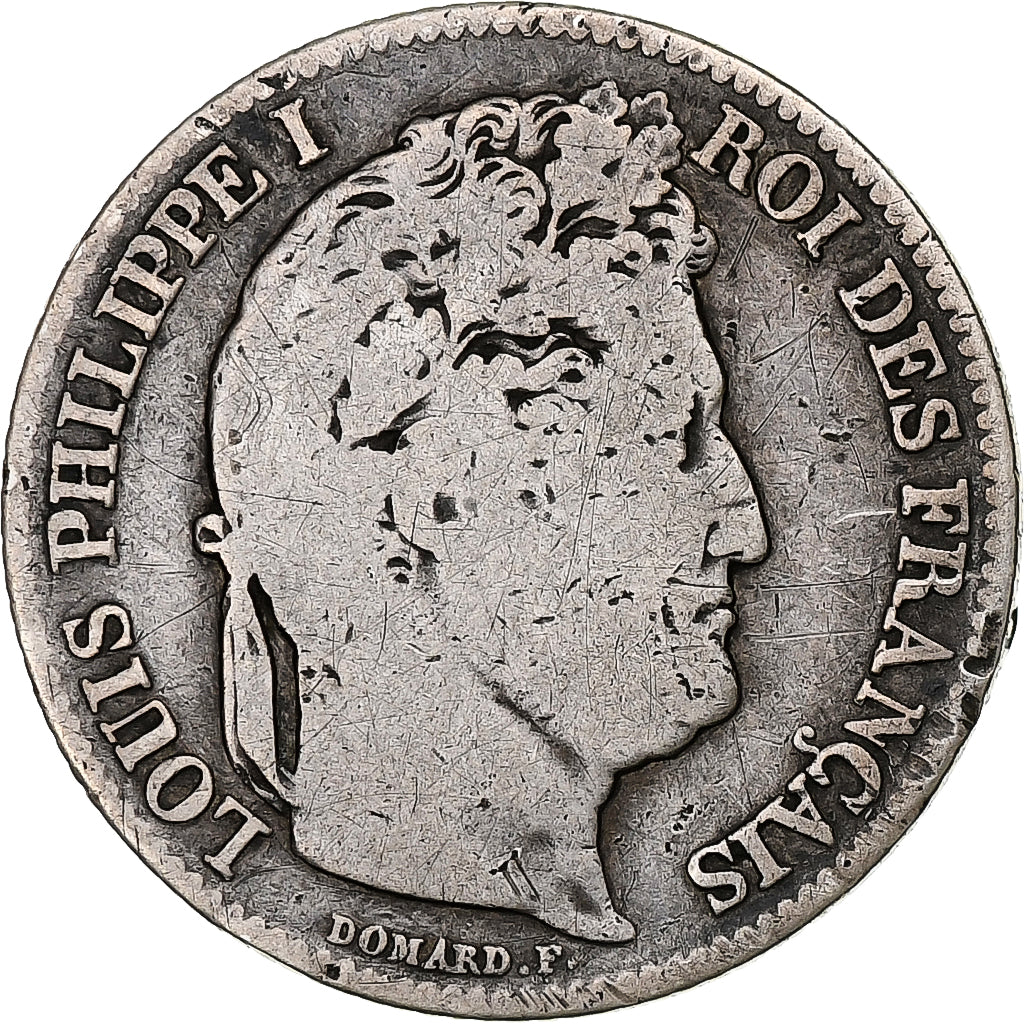 France, Louis-Philippe, Franc, 1846, Lille, Silver, VF(20-25), Gadoury:453
