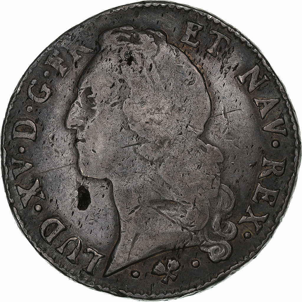 France, Louis XV, Écu au bandeau, 1767, Bayonne, Argent, TB, Gadoury:322