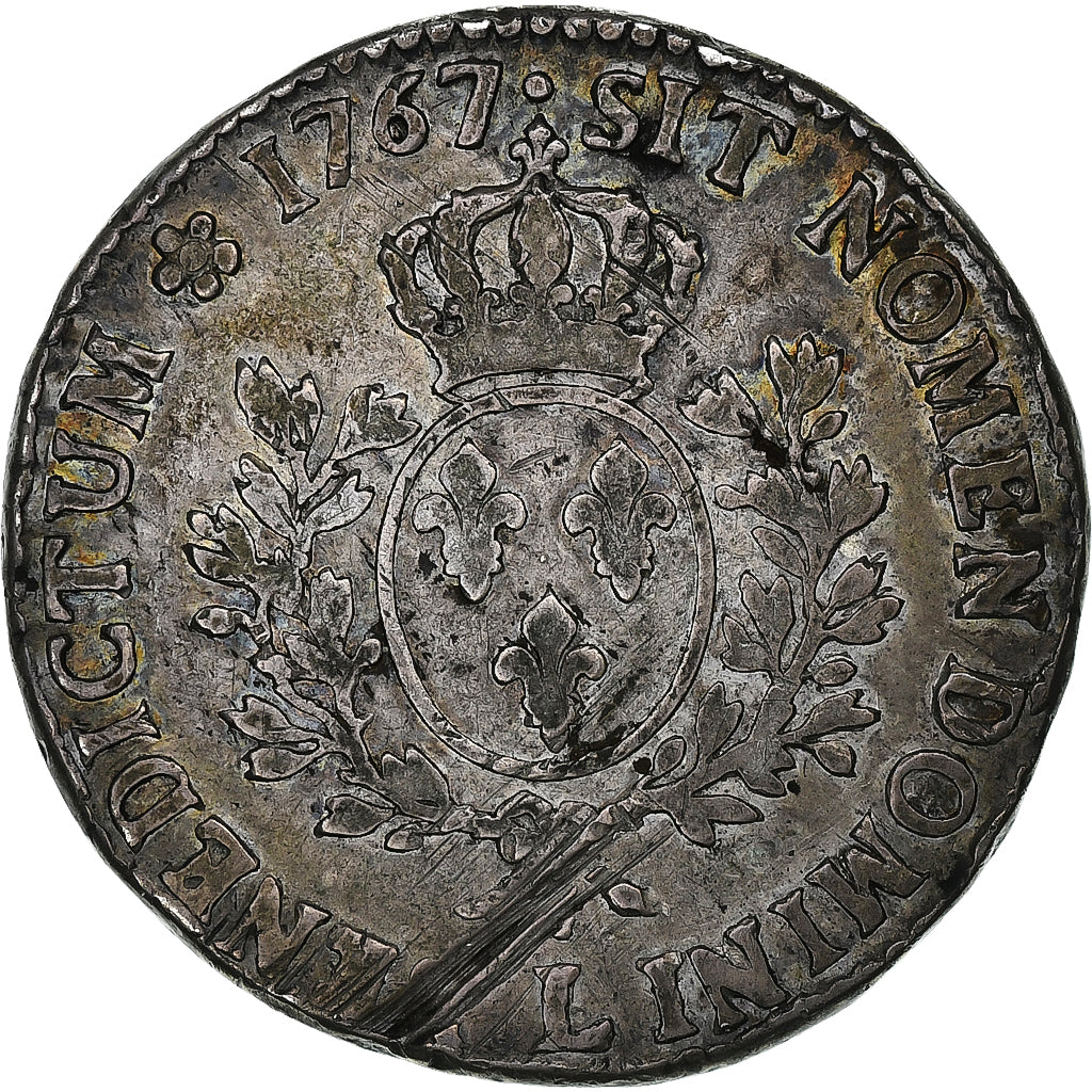 France, Louis XV, Écu au bandeau, 1767, Bayonne, Argent, TB, Gadoury:322