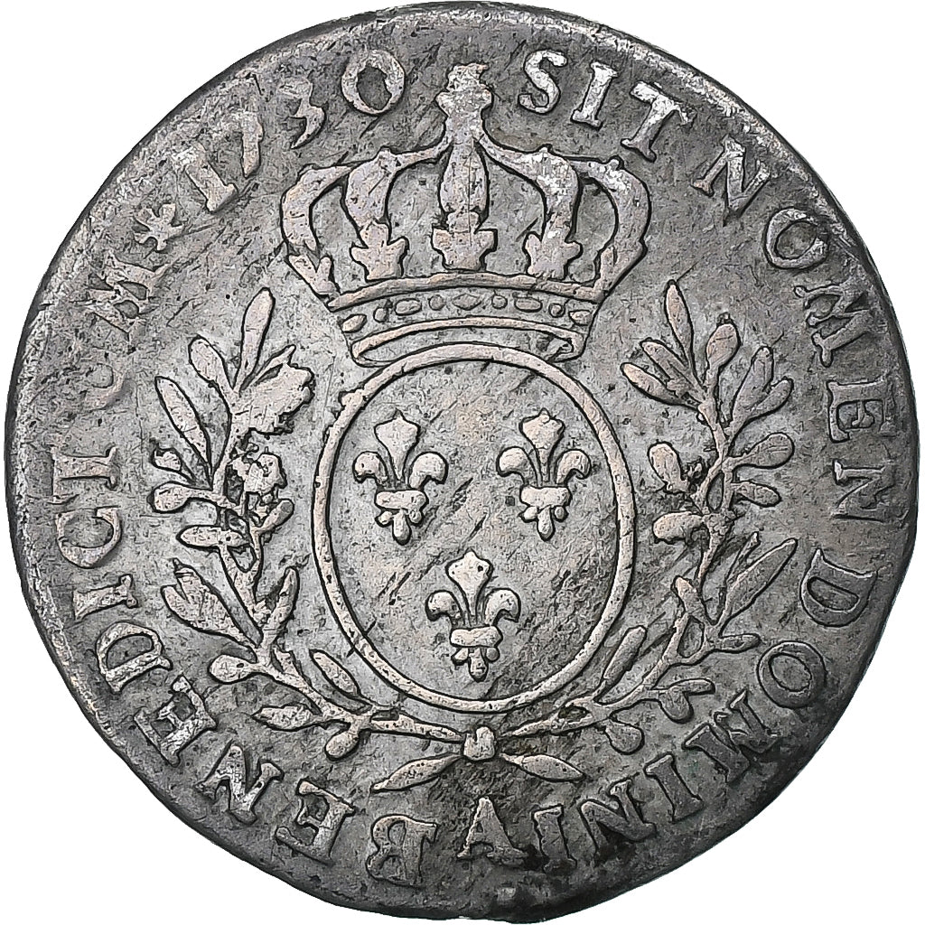 Frankreich, Louis XV, 1/10 Écu aux branches d'olivier, 1730, Paris, Silber, S