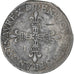 Francja, Henri IV, 1/4 Ecu de Béarn, 1600, Pau, Srebro, AU(50-53), Gadoury:603