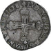 France, Louis XIII, 1/4 Ecu, 1628, Bayonne, Argent, TB, Gadoury:27