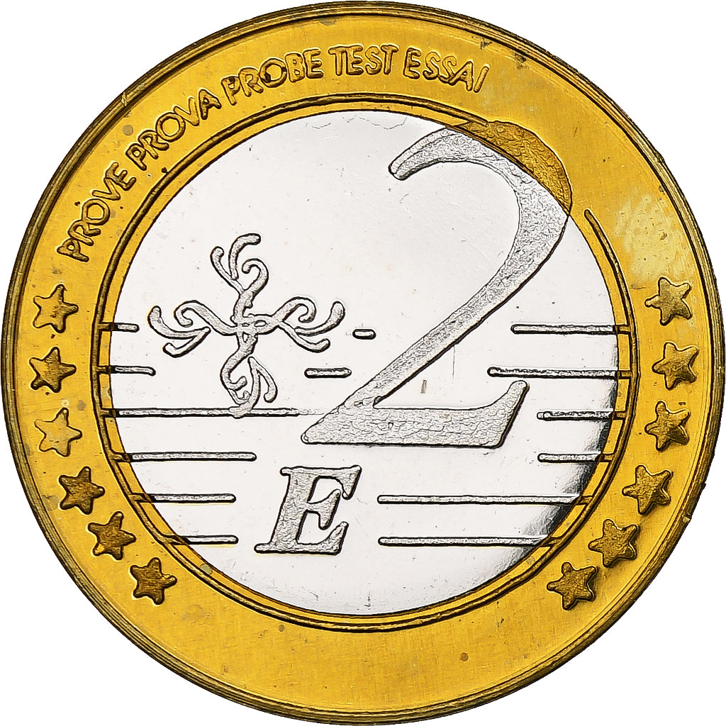 Russland, Chechnya, 2 Euro, Fantasy euro patterns, Essai-Trial, PP, 2005