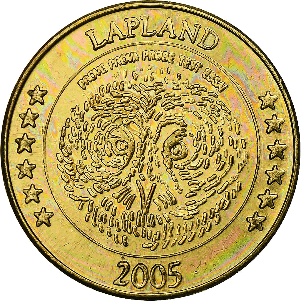 Finlandia, Lapland, 50 Euro Cent, Fantasy euro patterns, Essai-Trial, FS, 2005