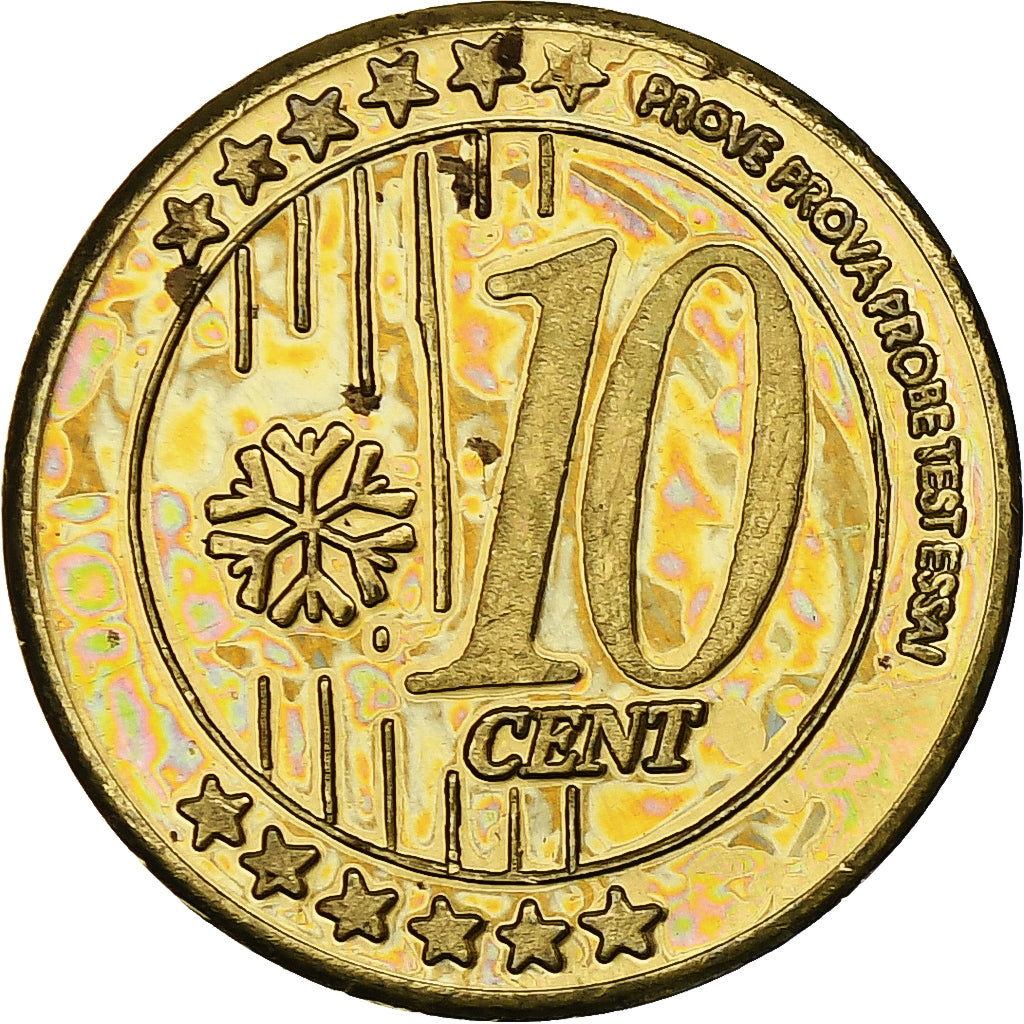 Finlande, Lapland, 10 Euro Cent, Fantasy euro patterns, Essai-Trial, BE, 2005