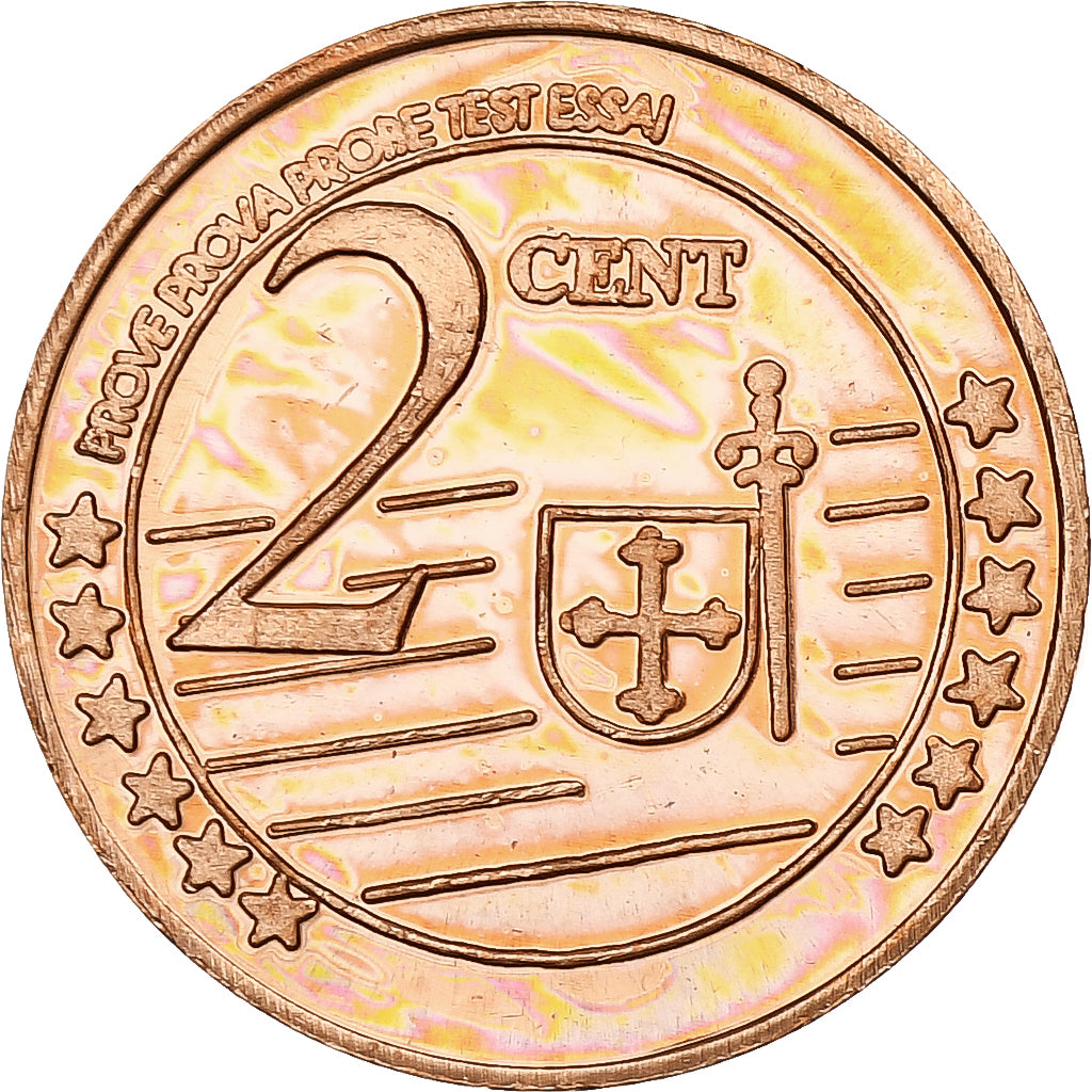 Finland, Lapland, 2 Euro Cent, Fantasy euro patterns, Essai-Trial, Proof, 2005