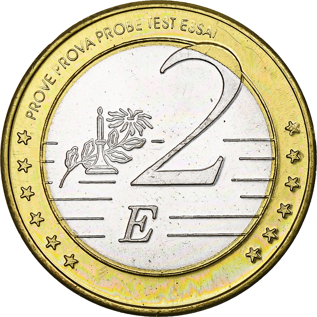 Spanje, Balearic Islands, 2 Euro, Fantasy euro patterns, Essai-Trial, Proof