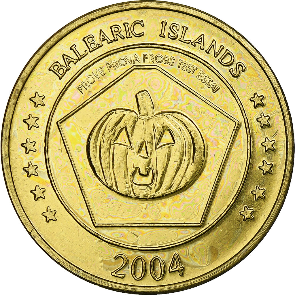 Espagne, Balearic Islands, 50 Euro Cent, Fantasy euro patterns, Essai-Trial, BE