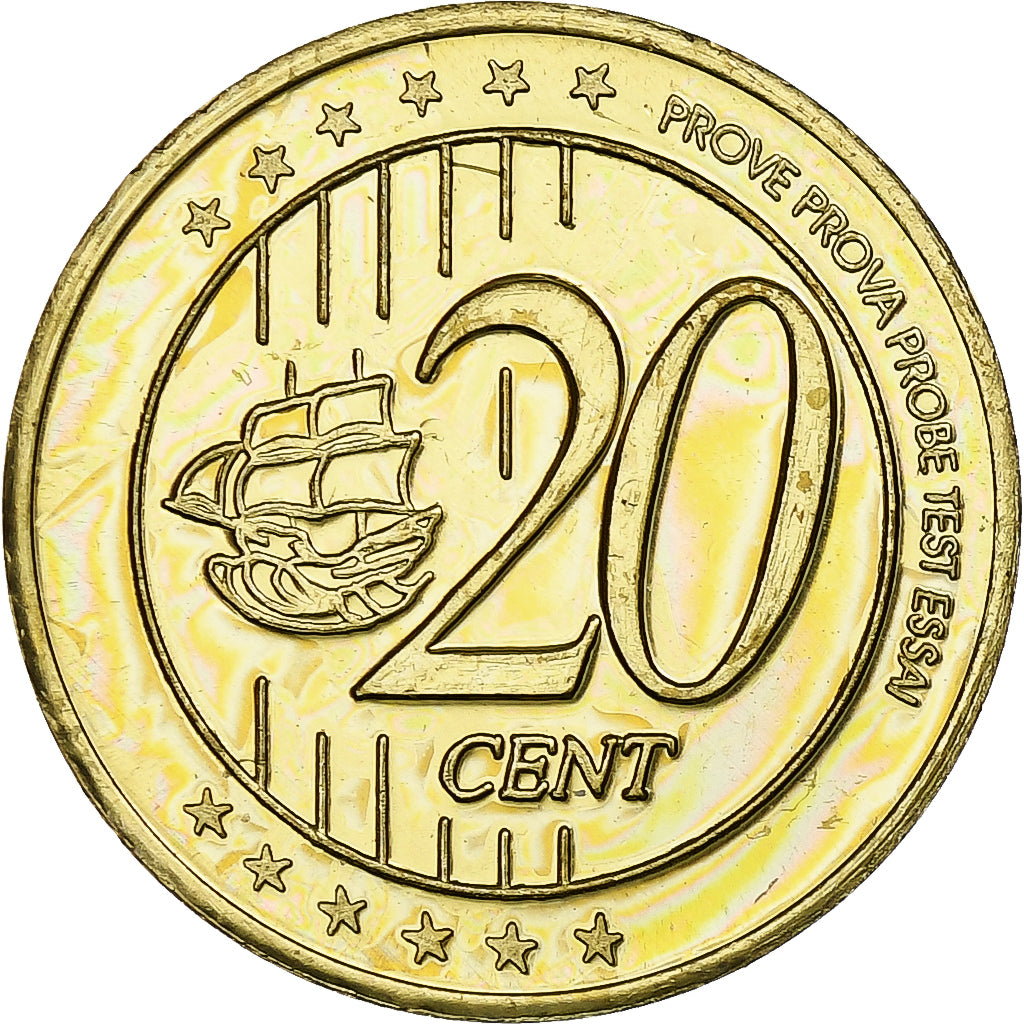 Espagne, Balearic Islands, 20 Euro Cent, Fantasy euro patterns, Essai-Trial, BE