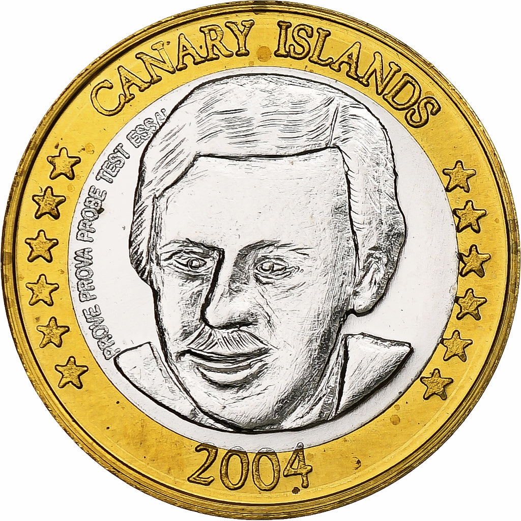 Spanien, Canary Islands, Euro, Fantasy euro patterns, Essai-Trial, PP, 2004