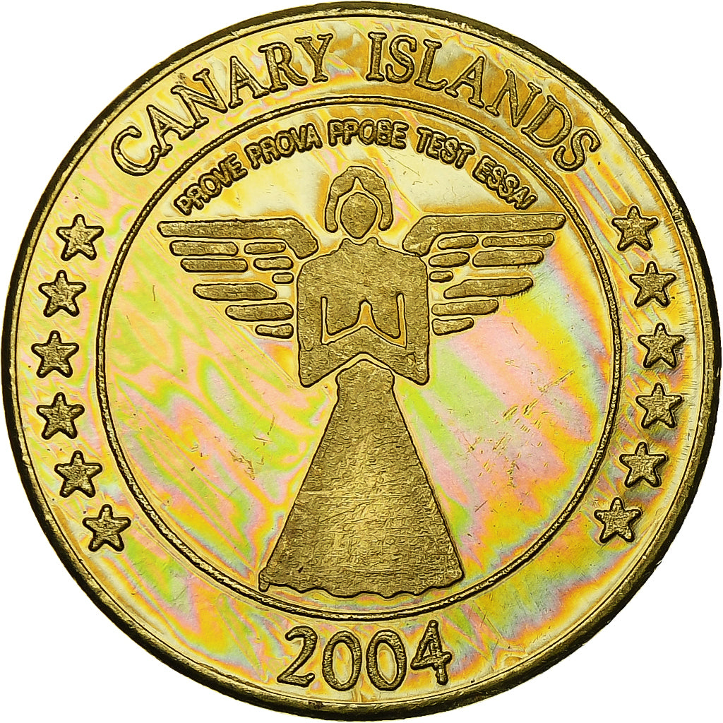 España, Canary Islands, 50 Euro Cent, Fantasy euro patterns, Essai-Trial
