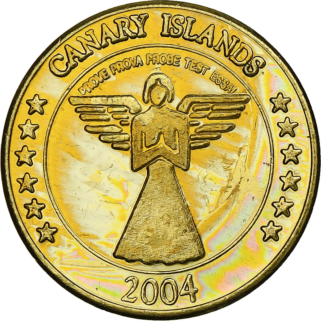 Spagna, Canary Islands, 20 Euro Cent, Fantasy euro patterns, Essai-Trial, FS