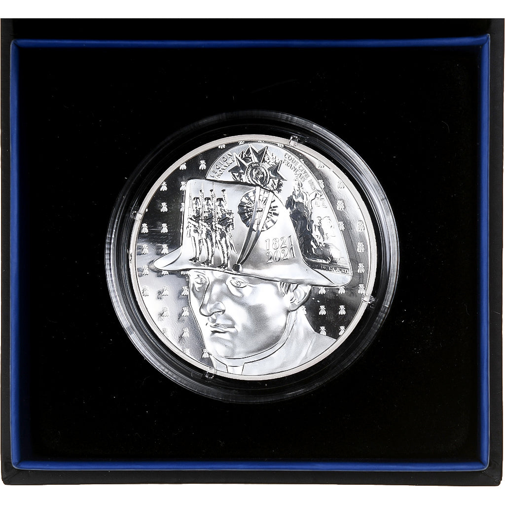 France, 20 Euro, 200 Ans de la Mort de Napoléon, 2021, MDP, Silver, MS(65-70)