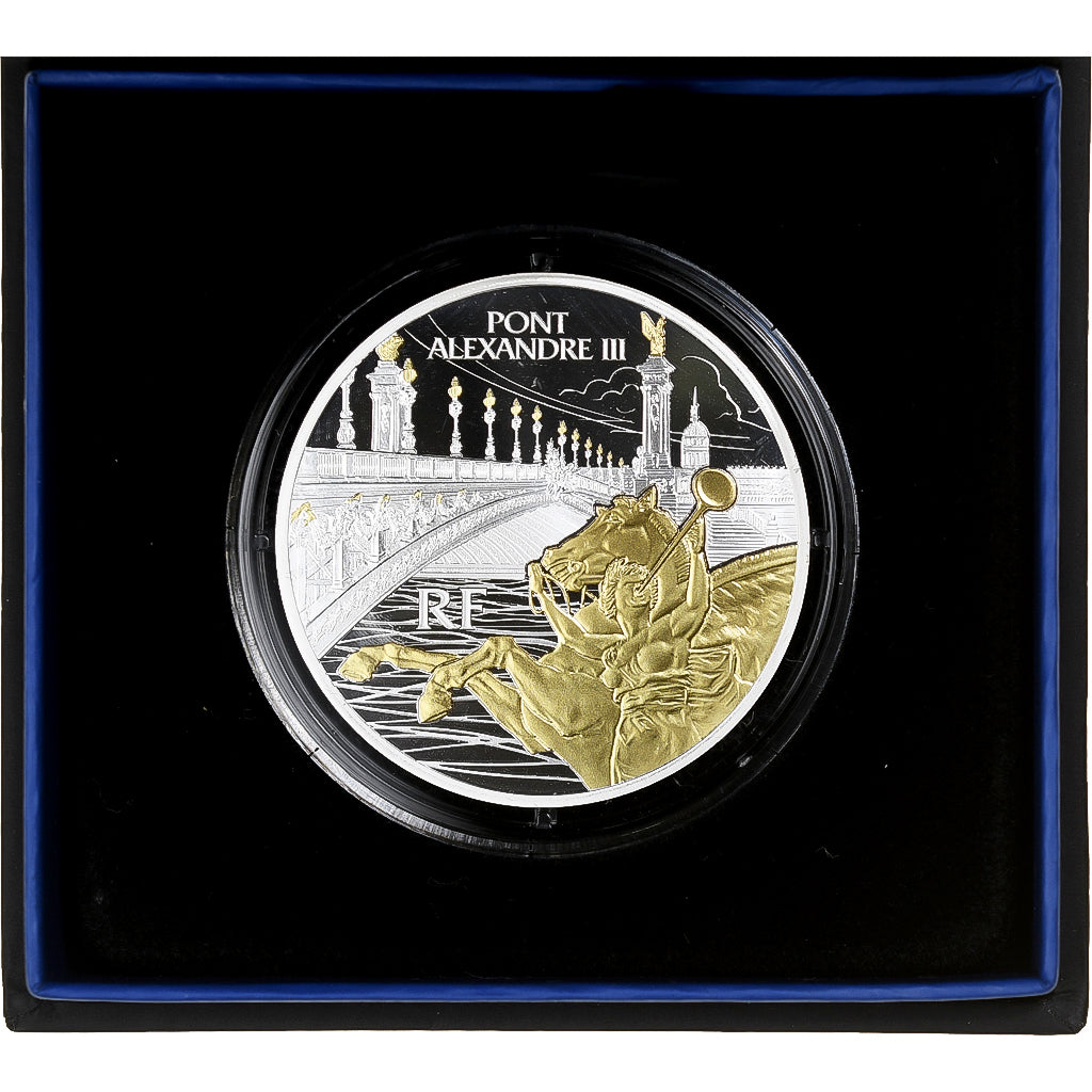 France, 10 Euro, pont Alexandre III, Proof, 2018, MDP, Silver, MS(65-70)
