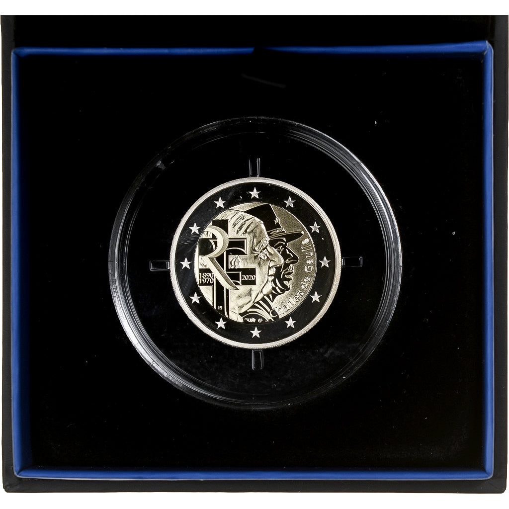 France, 2 Euro, Charles De Gaulle, 2020, MDP, Bimétallique, FDC
