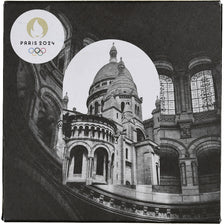 Francia, 10 Euro, JO 2024, Sacré-Cœur, Montmartre, 2022, MDP, Plata, FDC