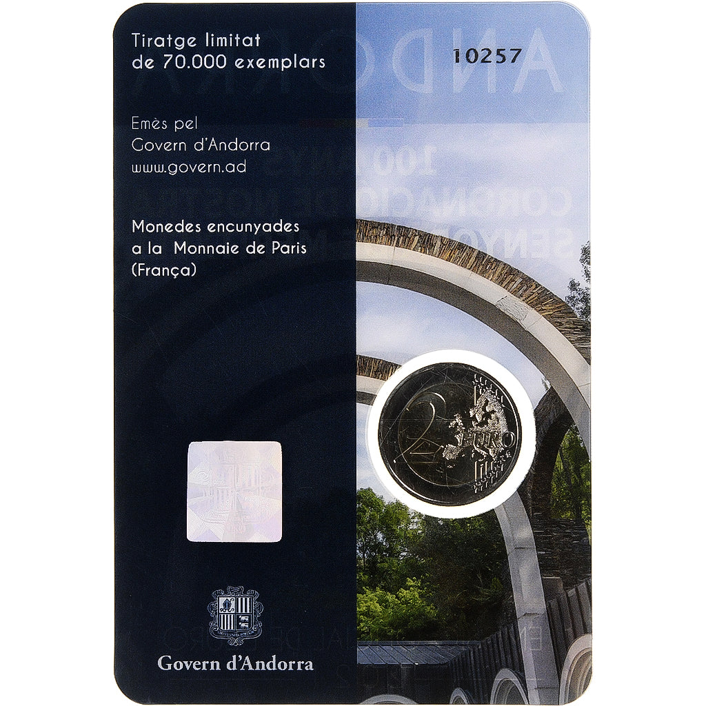 Andorra, 2 Euro, Meritxell, BU, 2021, Monnaie de Paris, Bi-Metallic, MS(65-70)