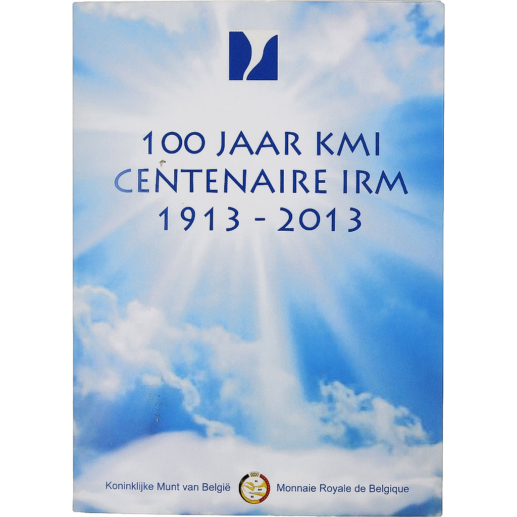 Belgien, 2 Euro, Centenaire IRM, BU, 2013, Brussels, Bi-Metallic, STGL