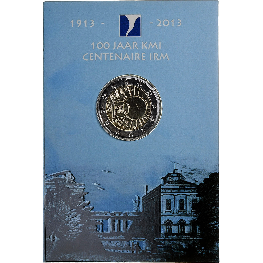 Belgien, 2 Euro, Centenaire IRM, BU, 2013, Brussels, Bi-Metallic, STGL