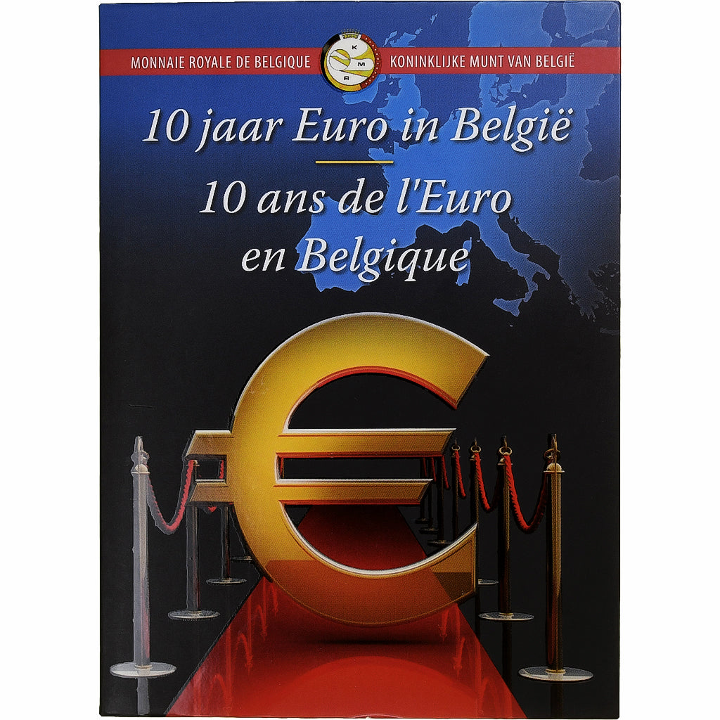 Belgien, 2 Euro, 10 ans de l'euro, BU, 2012, Brussels, Bi-Metallic, STGL