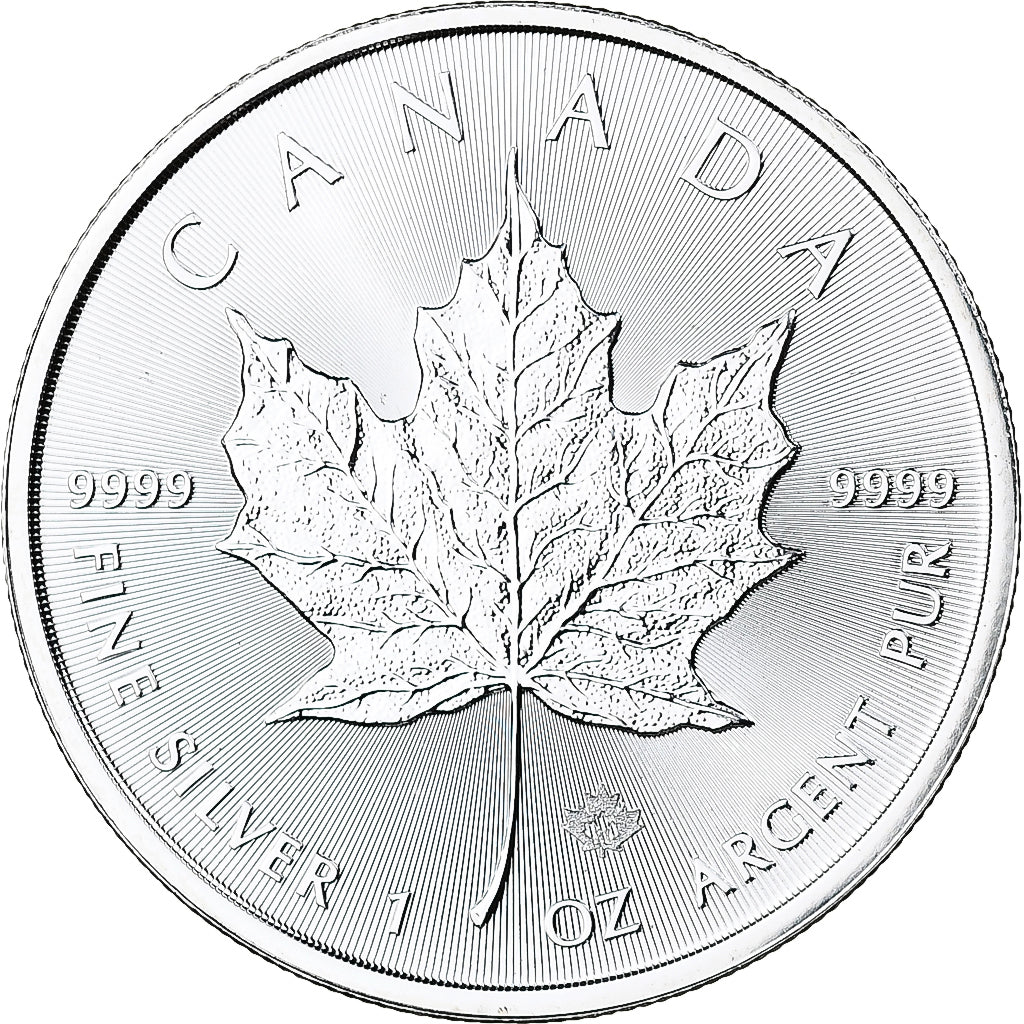 Canadá, Elizabeth II, 5 dollars, 1 oz, Maple Leaf, 2021, Ottawa, Prueba, Plata