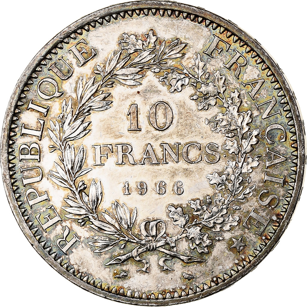 Francia, 10 Francs, Hercule, 1966, Paris, Argento, SPL, Gadoury:813, KM:932