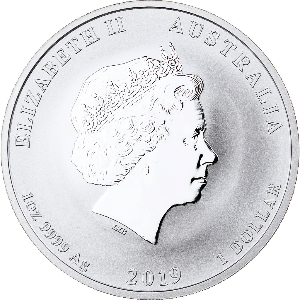 Australia, Elizabeth II, 1 Dollar, 1 Oz, Year of the Pig, 2019, Perth, Proof
