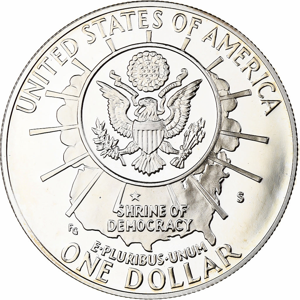 Estados Unidos da América, Dollar, Mont Rushmore, 1991, San Francisco, Proof