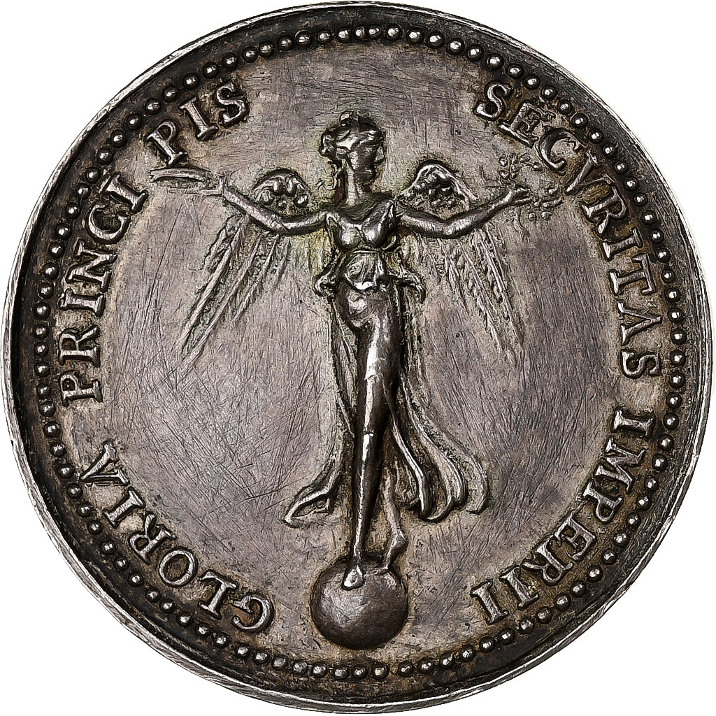 Italia, medaglia, Napoleone Imperatore e Re d'Italia, 1805, Argento, BB+